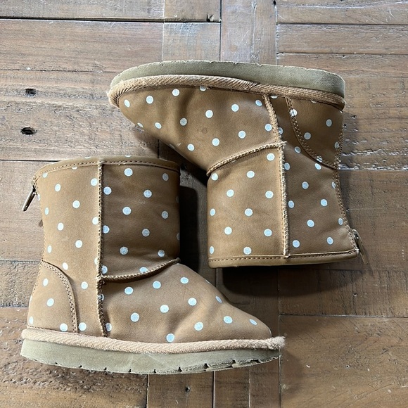 Gap polka dot Sherpa lined boots - Picture 1 of 10